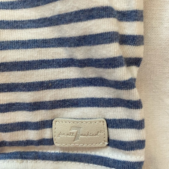 Girls large short sleeve v neck Striped - Picture 3 of 4